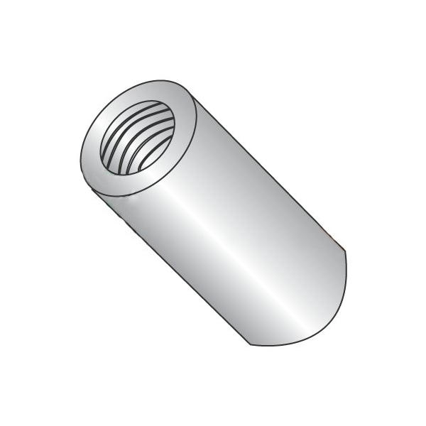 Newport Fasteners Round Standoffs, #4-40 Thrd Sz, 1 in Bd L, Aluminum Plain, 1/4 in OD, 1000 PK 944897 - main